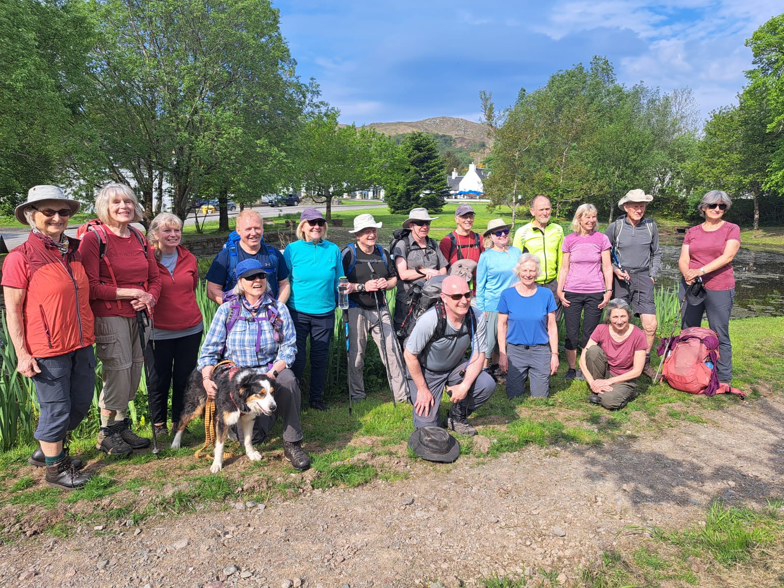 Day one Group walk